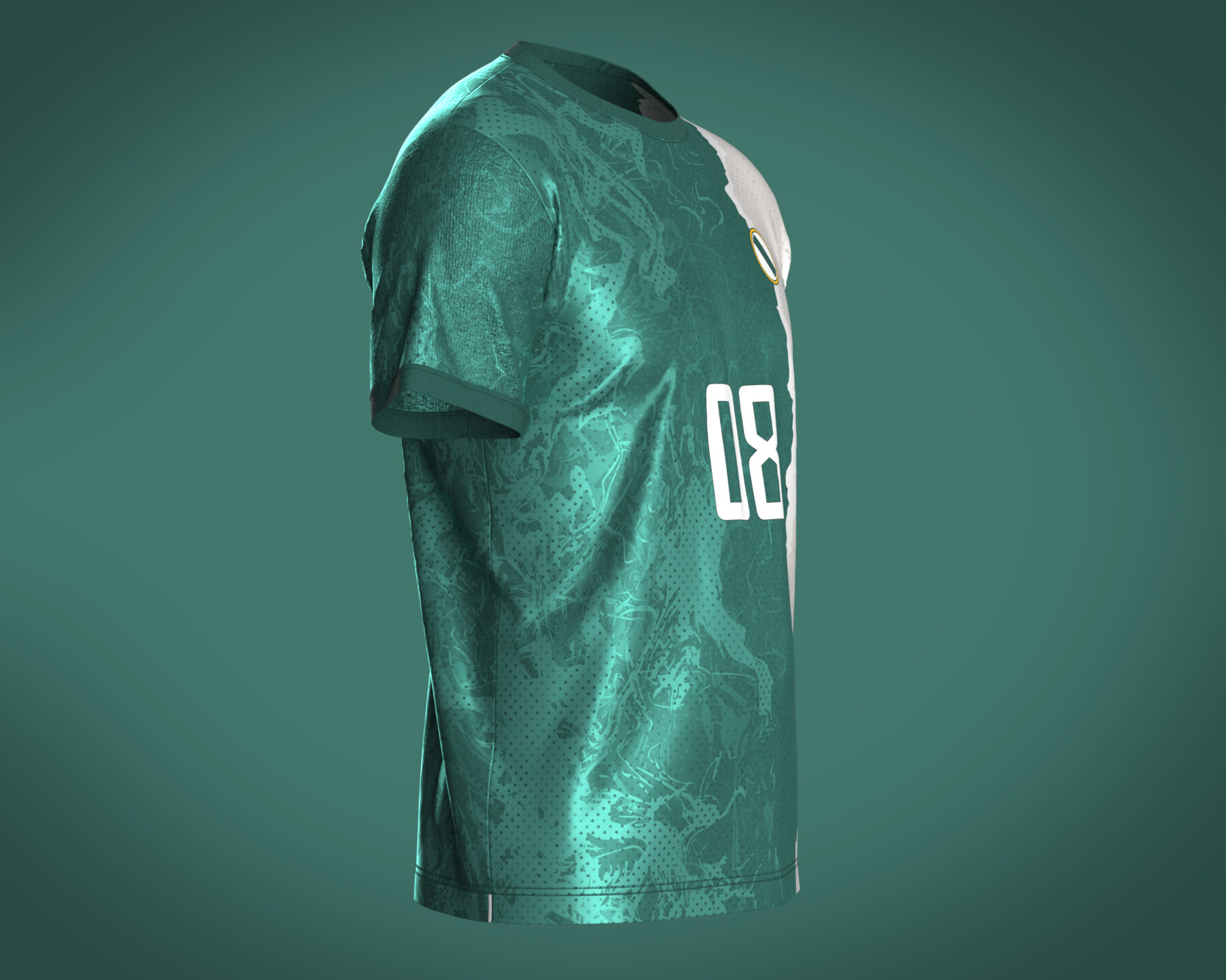 ArtStation - Soccer Green Jersey Player-08