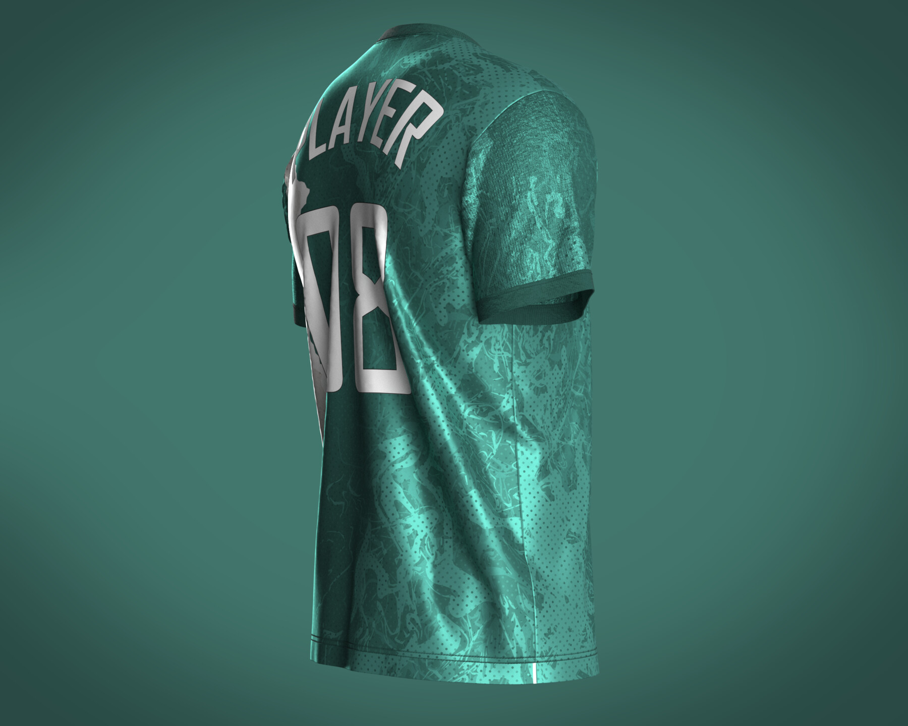 ArtStation - Soccer Camo Jersey Player-08