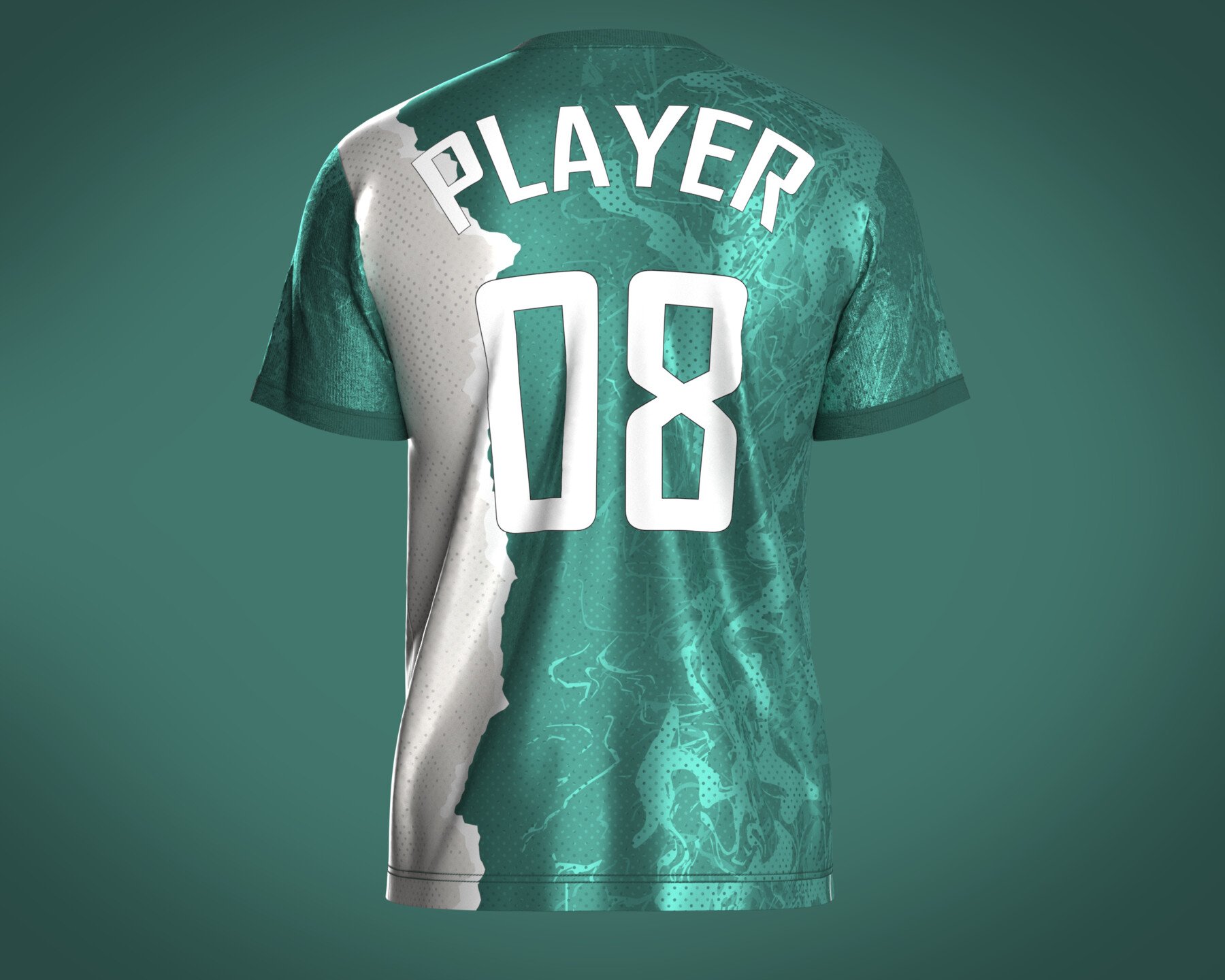 ArtStation - Soccer Camo Jersey Player-08