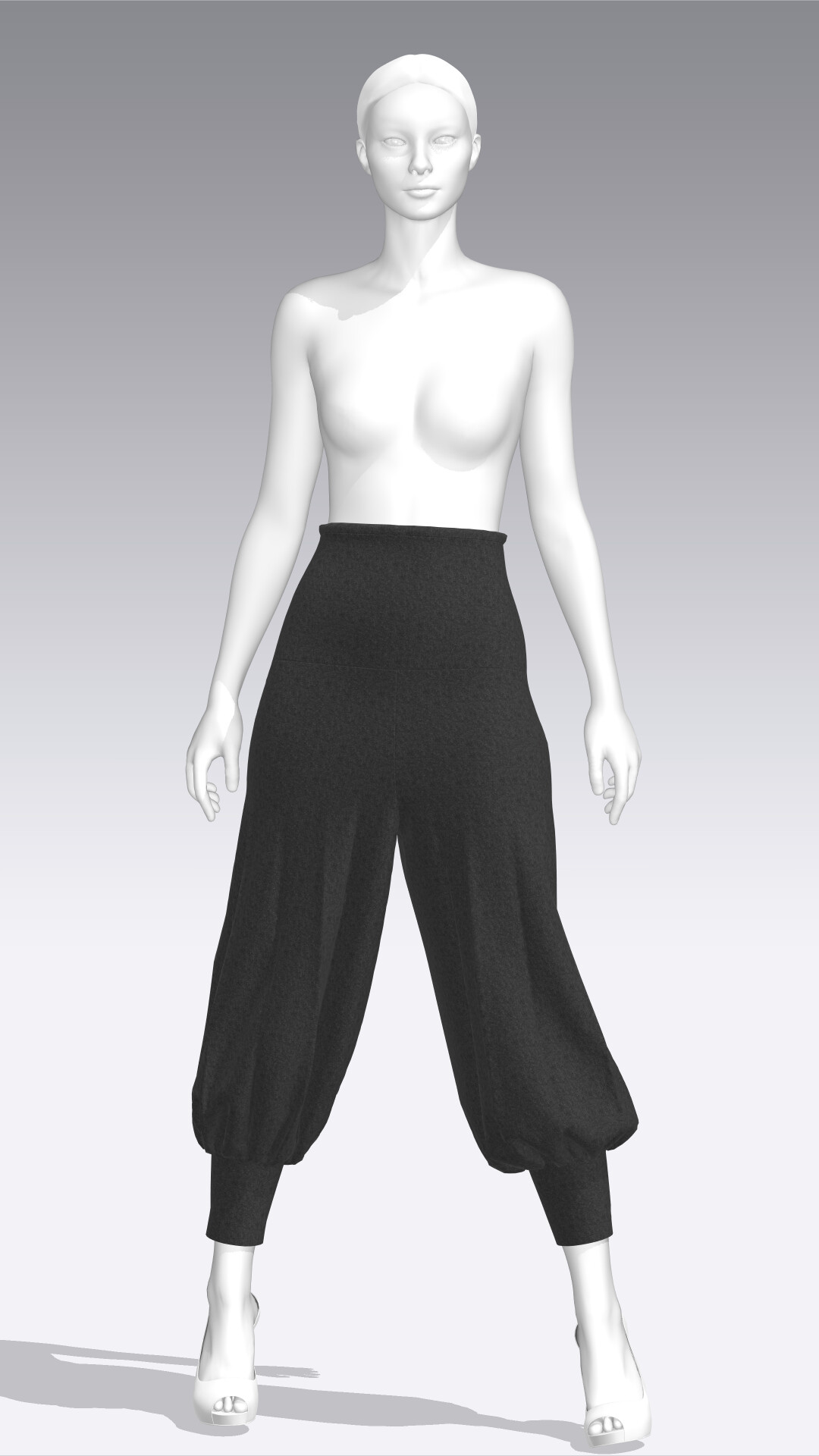 ArtStation - Pants Outfits MD CLO 3D zprj project files 3D model | Game ...