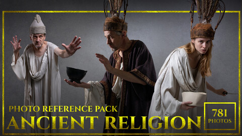 Ancient Religion- Photo Reference Pack For Artists- 781 JPEGs noAI