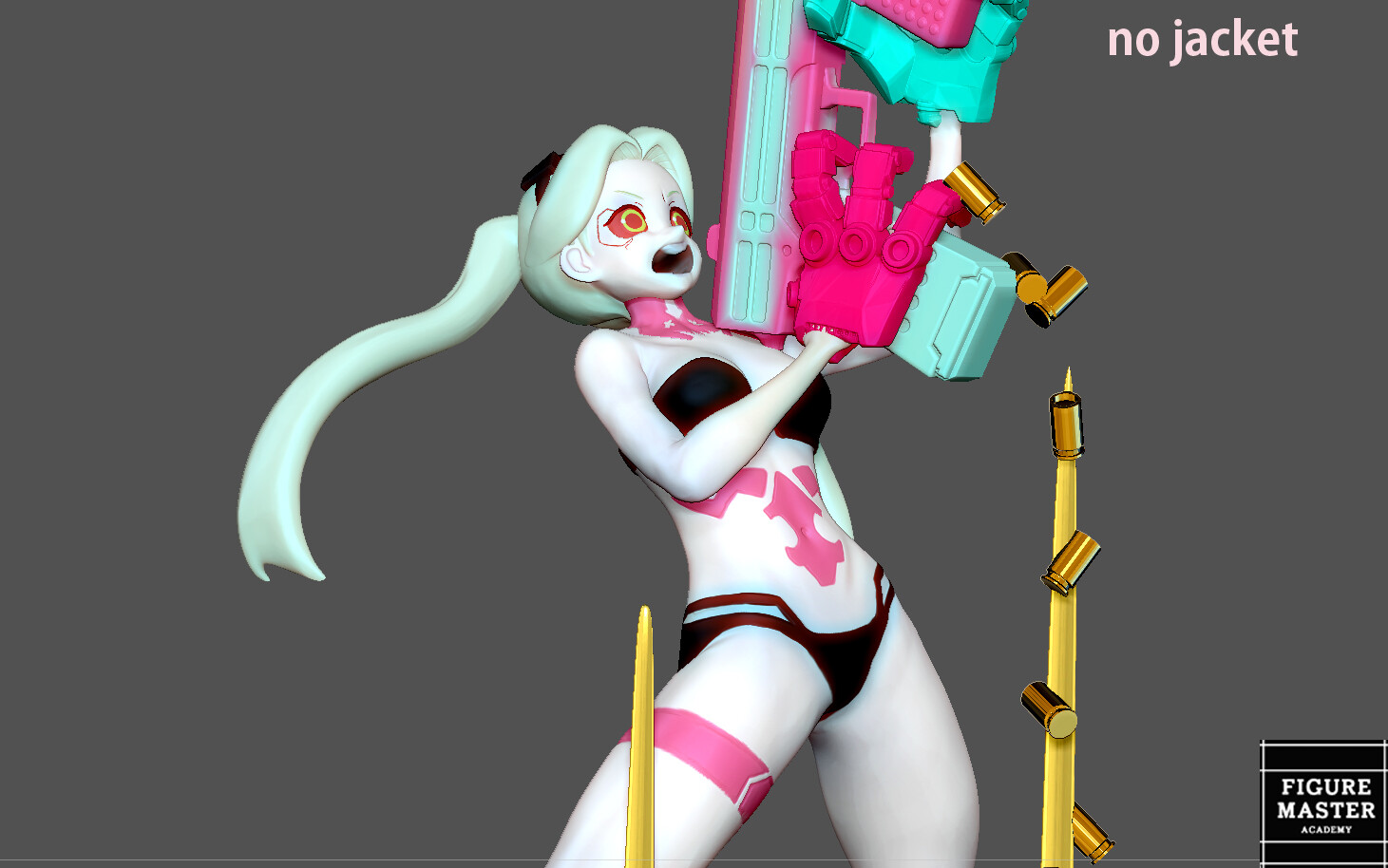 REBECCA 2 CYBERPUNK EDGERUNNERS 2077 ANIME GIRL CHARACTER | 3D Print Model