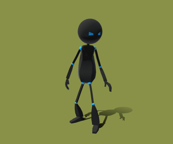 ArtStation - 3d Rigged StickMan