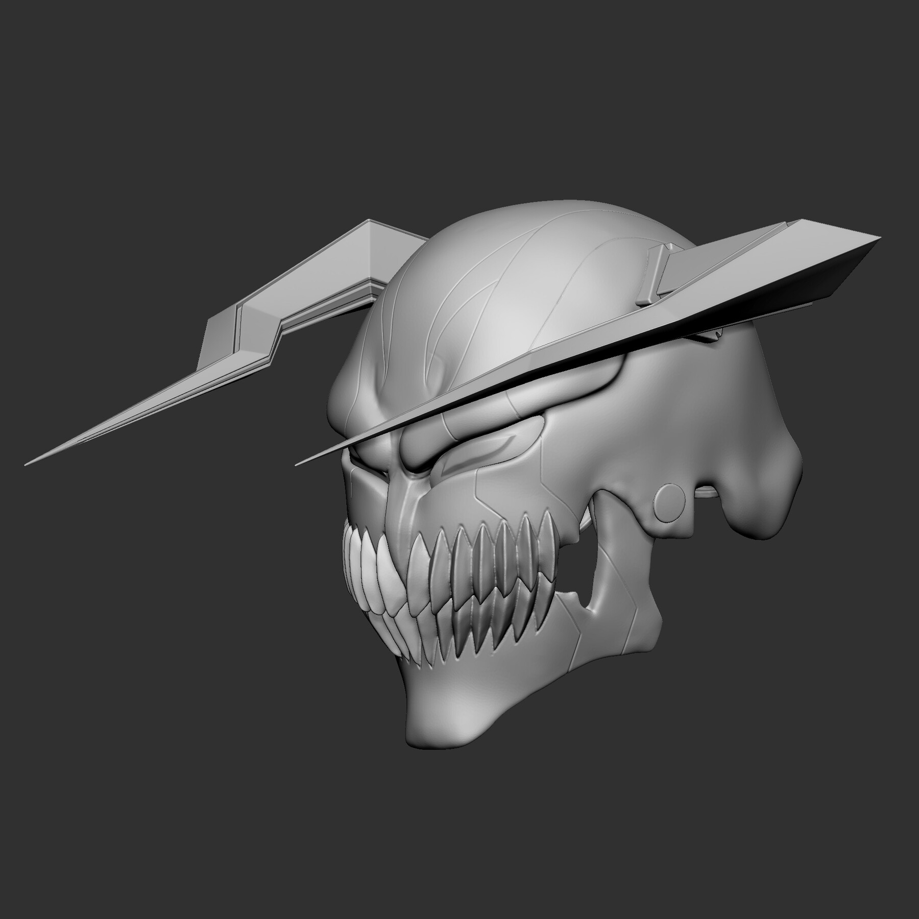 ArtStation - Ichigo VASTO LORDE Hollow Mask 3D print model
