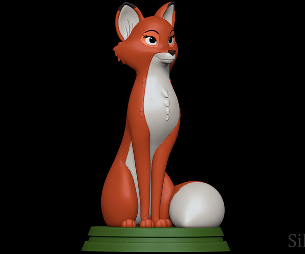 Artstation Vixey The Fox And The Hound 3d Print Model Resources