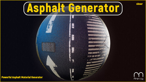 AC Asphalt Generator- Procedural PBR material maker