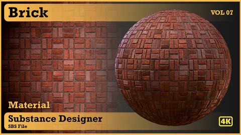 Brick - VOL 07 - substance designer