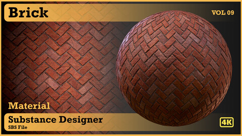 Brick - VOL 09 - substance designer