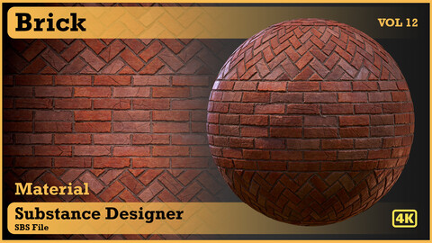 Brick - VOL 12 - substance designer