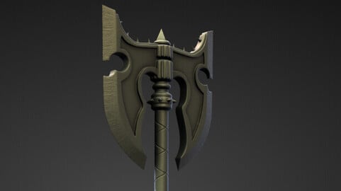 AXE11 high and low poly