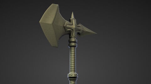 AXE12 high and low poly