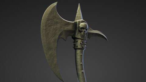 AXE1 high and low poly