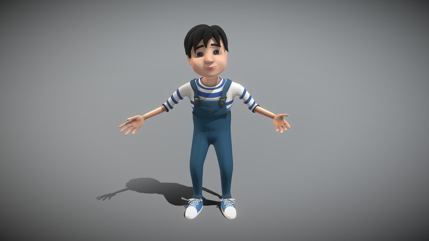 Cute Cardboard Boy in Characters - UE Marketplace