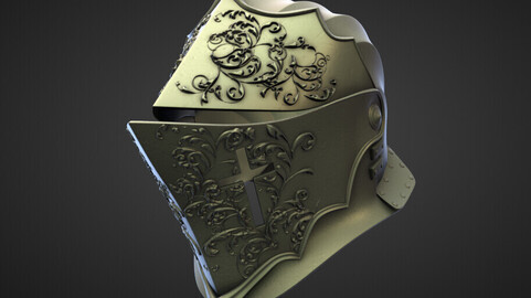 HELMET4 high and low poly