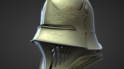 HELMET5 high and low poly