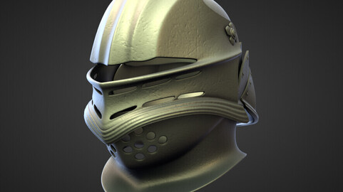 HELMET6 high and low poly