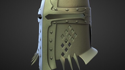 HELMET13 high and low poly