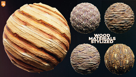 Wood Materials For Blender (Cycles, Eevee)