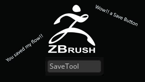 Zbrush - Save Tool Button