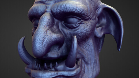 HEAD14 high poly sculpt