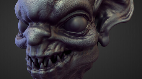 HEAD17 high poly sculpt