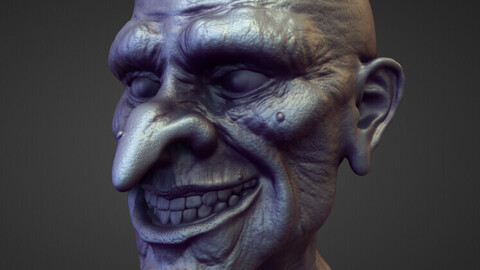 HEAD38 high poly sculpt