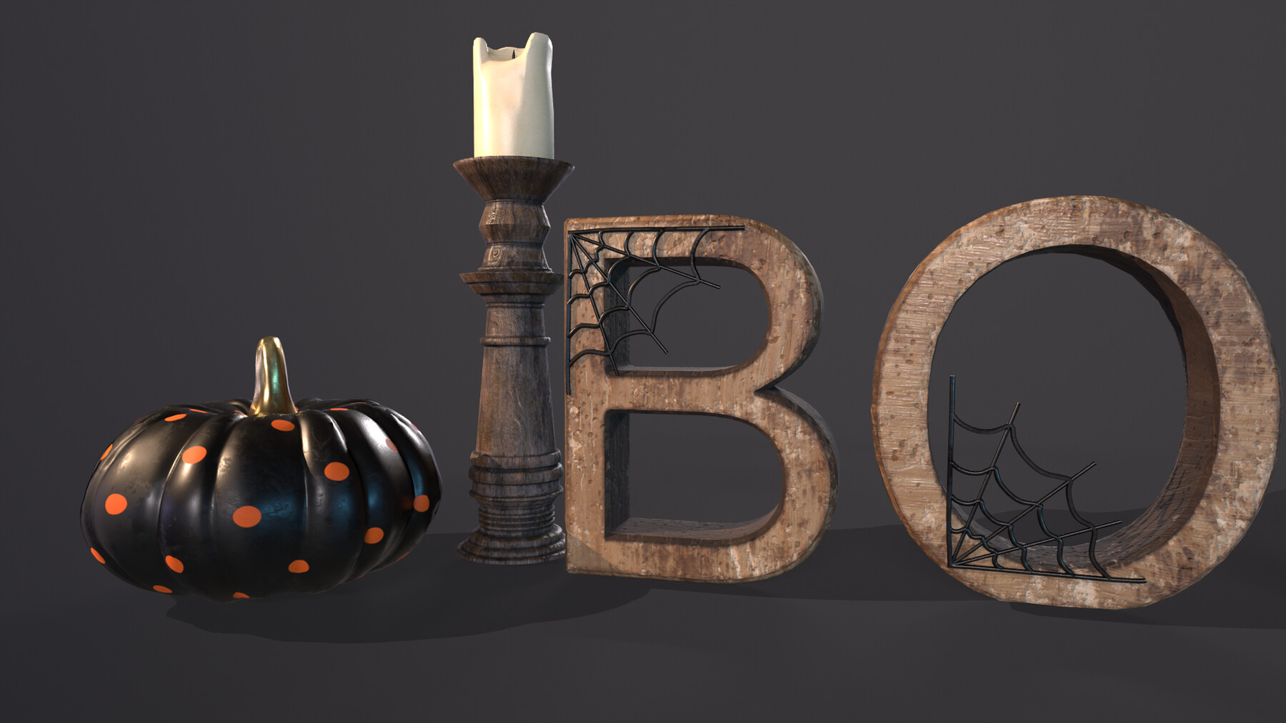 ArtStation - Halloween Props - Decoration Set | Resources