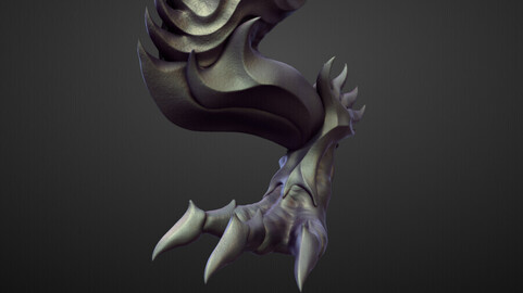 LEG11 high poly sculpt