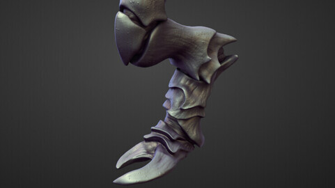 LEG45 high poly sculpt