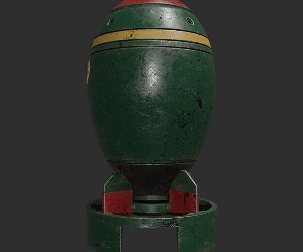 ArtStation - Fallout Mini Nuke 3D model Free | Resources