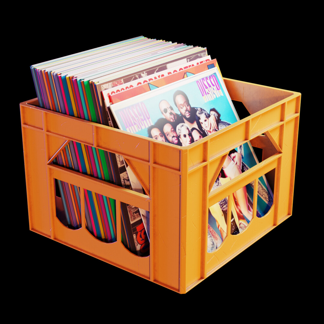 ArtStation Viny albums Game Assets