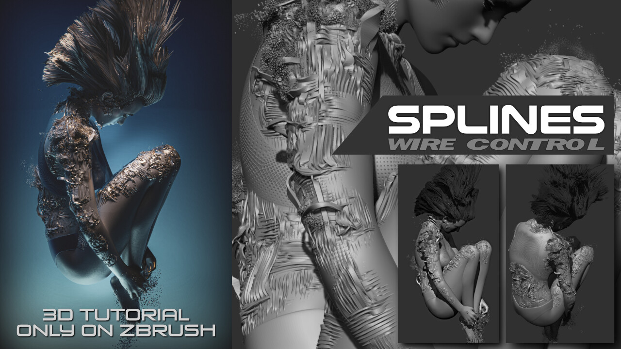 ArtStation WIRE CONTROL ZBRUSH 3D TUTORIAL Tutorials