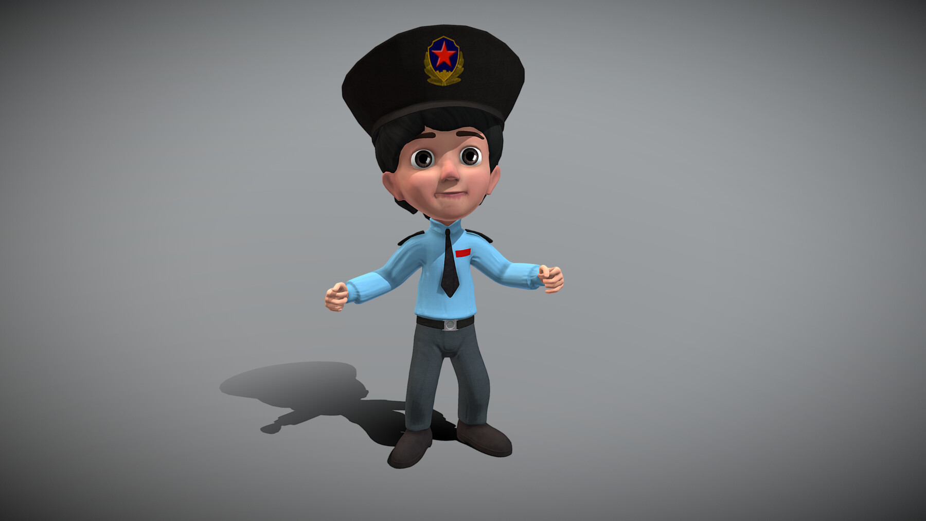 ArtStation - Cartoon Police | Game Assets