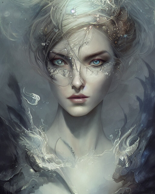 ArtStation - Elven Mage Portrait Artwork (7 versions)(High Res) | Artworks