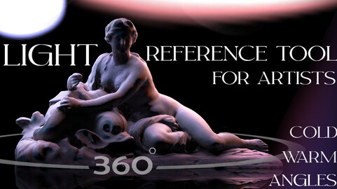 [30%OFF] LIGHT REFERENCE TOOL FOR ARTISTS |360 ANGLES | COLD and WARM LIGHTS