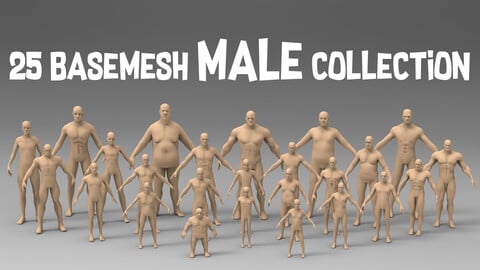 25 Basemesh male collection