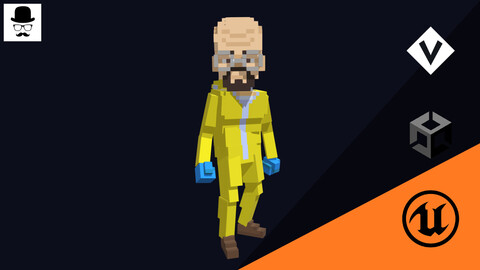 Heisenberg Character - Voxel Model