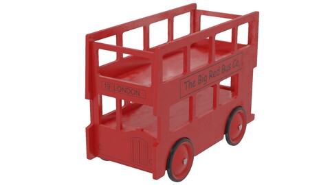 Toy Bus 3D Model