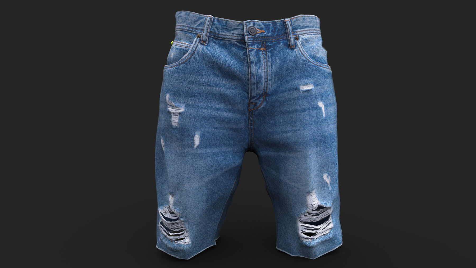 ArtStation - Ripped Denim Shorts - Streetwear Fashion | Game Assets