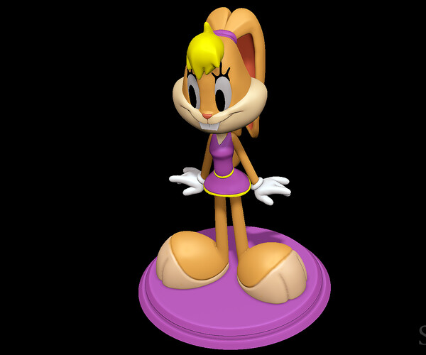 Artstation Lola Bunny The Looney Tunes Show 3d Print Model Resources 9334