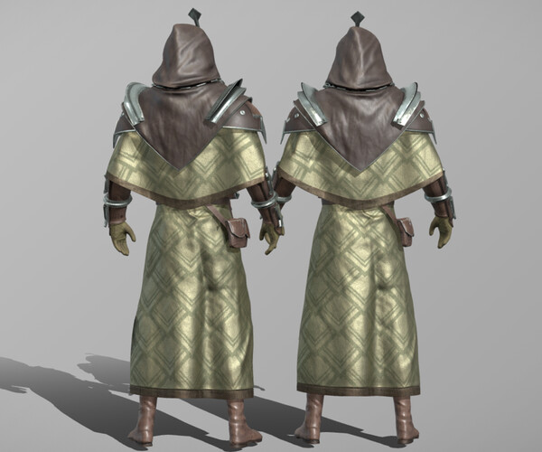 ArtStation - Assassin Character Low-poly 3D model | Game Assets