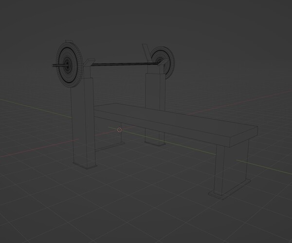 ArtStation Bench for bench press Resources