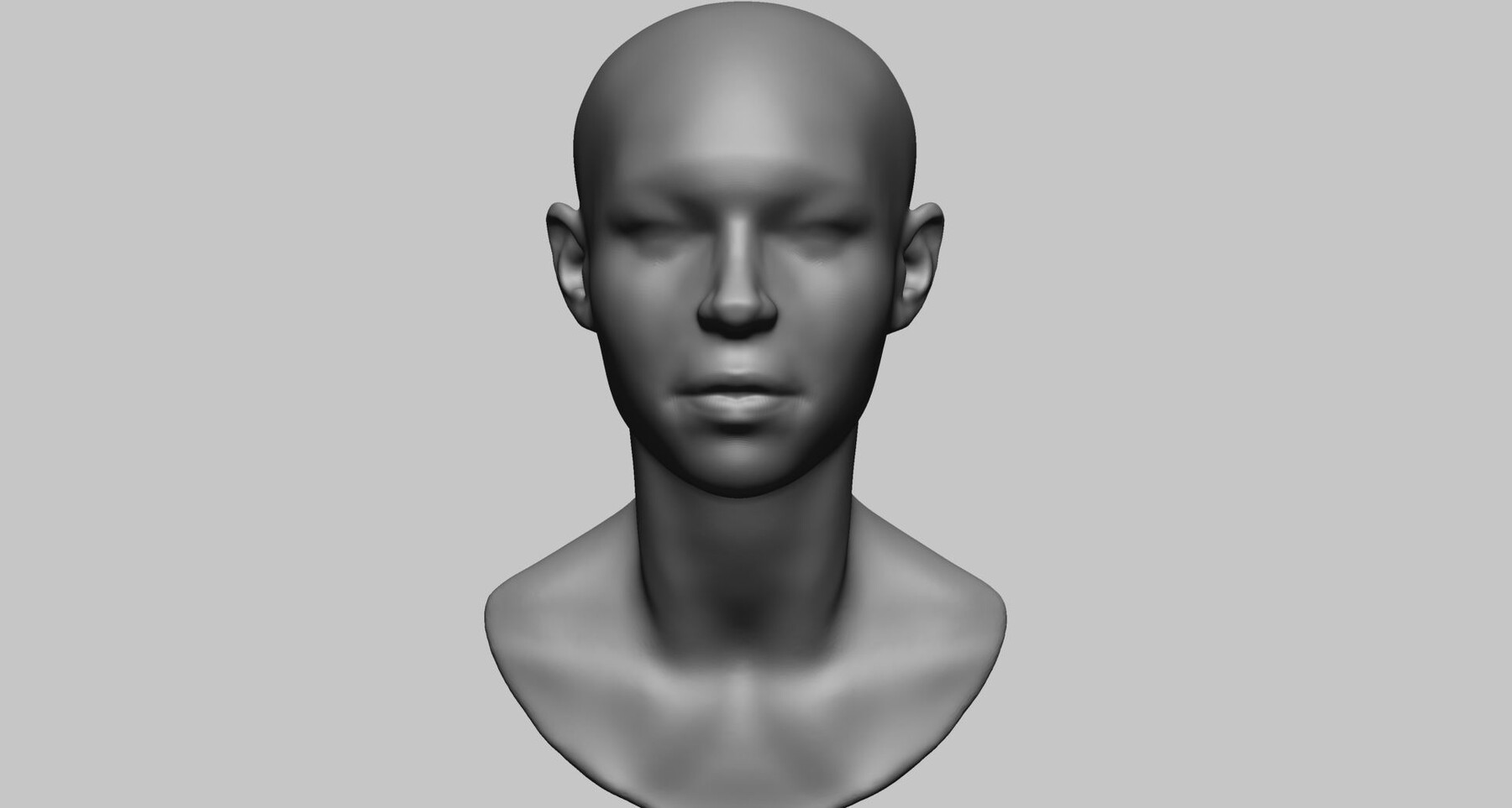 ArtStation - Base Female Head A | Resources