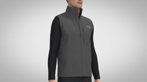 Leisure Vest, Marvelous Designer, Clo +obj, fbx