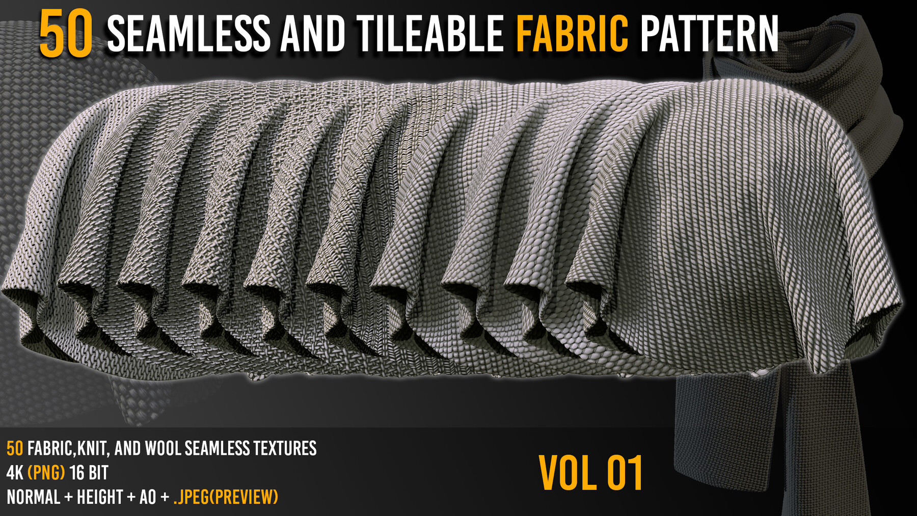 Fabric Texture Seamless And Tileable Stock Photo, Picture and