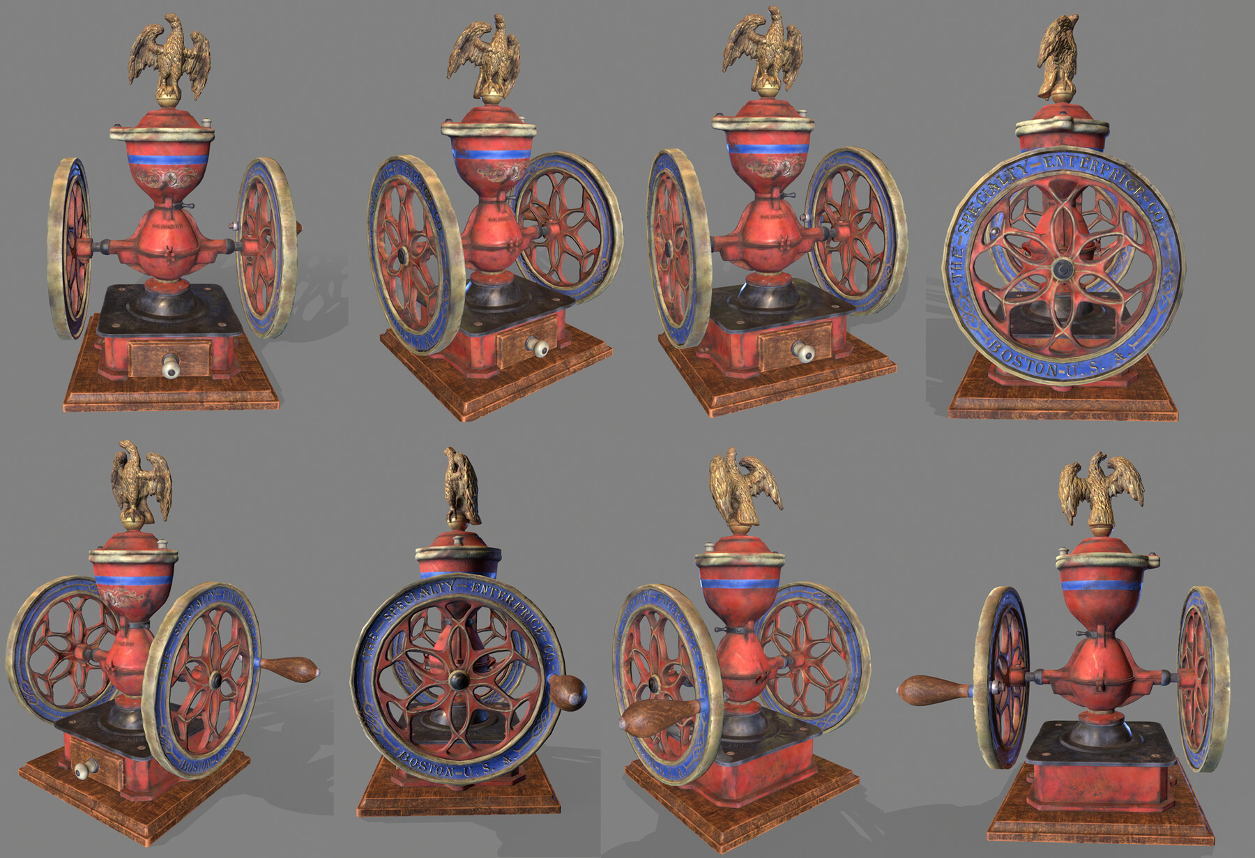 ArtStation - Antique Belgian Coffee Maker Asset