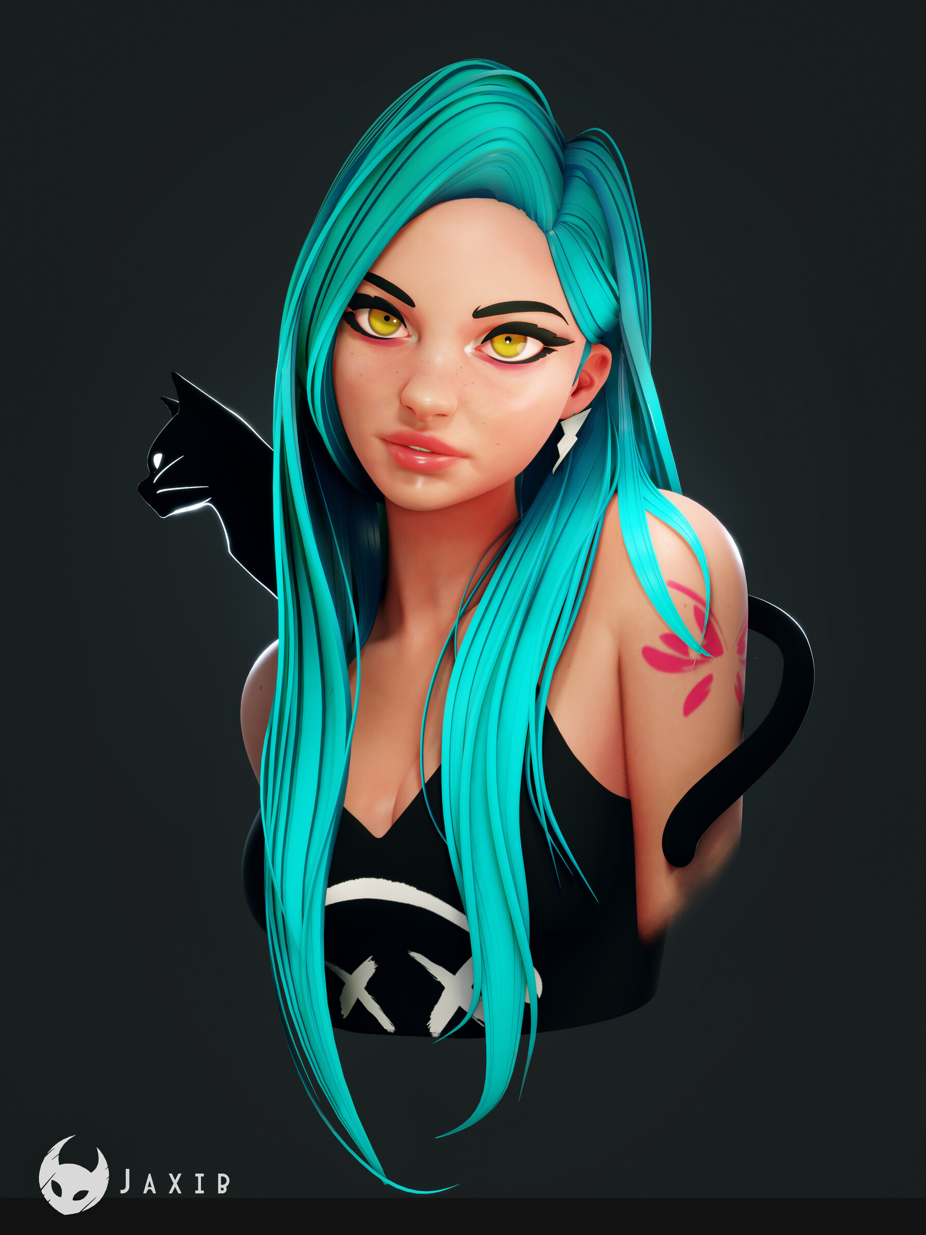 ArtStation - The CYAN Girl | Resources