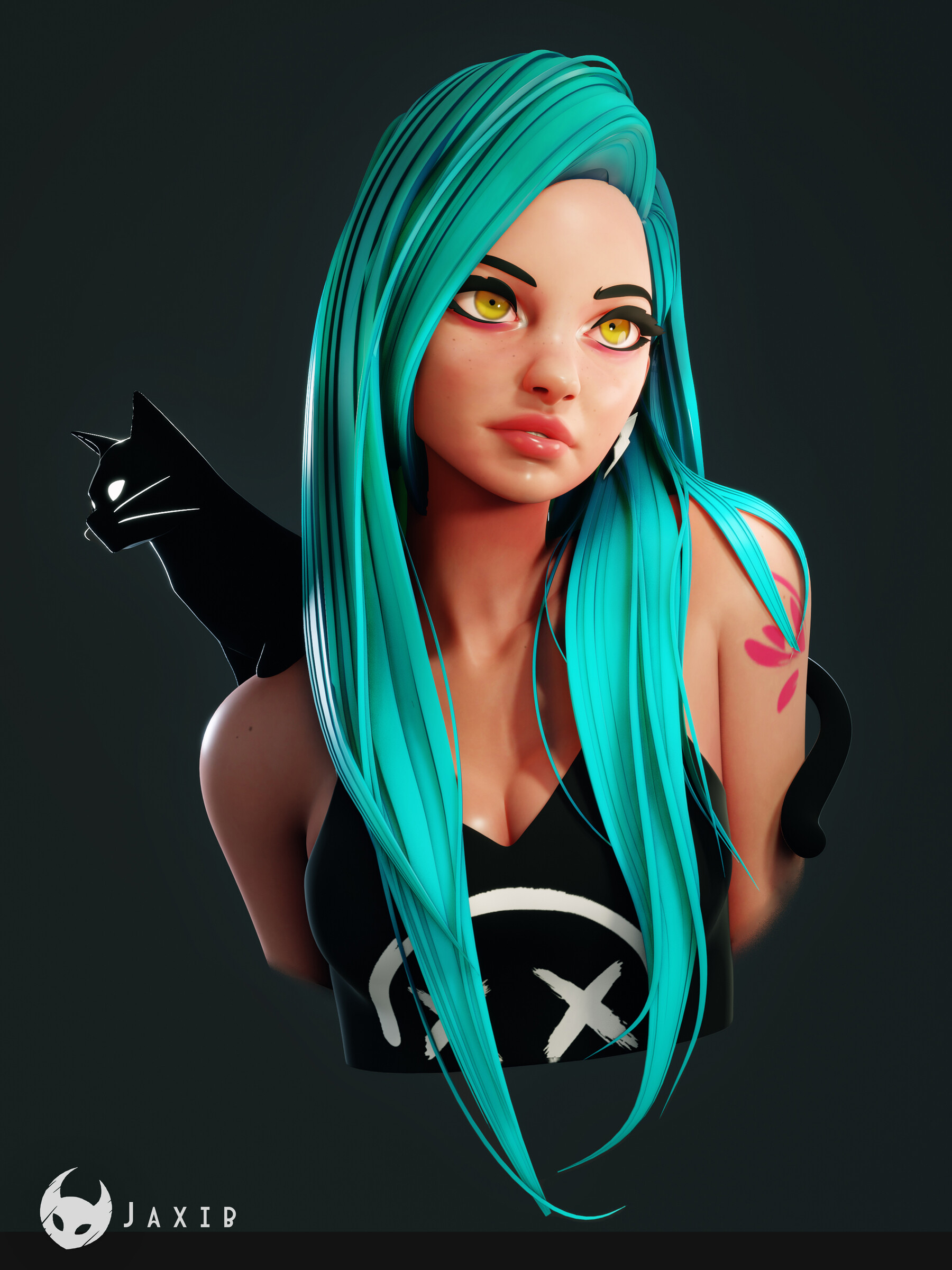 ArtStation - The CYAN Girl | Resources