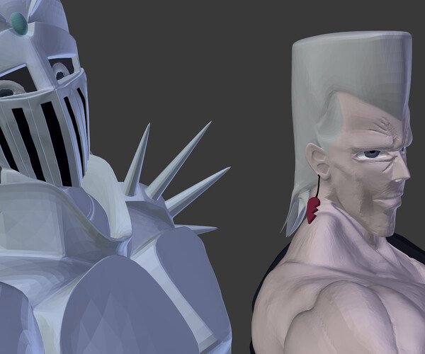 Silver Chariot Requiem - 3D model by Dokunnn [8f7542c] - Sketchfab