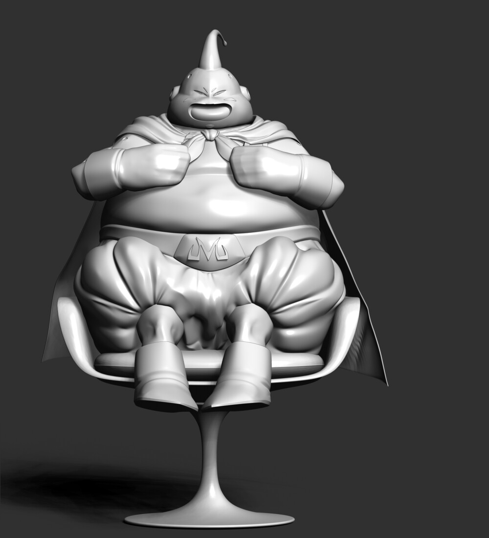 Majin Buu from Dragon Ball Z - 3D Printable STL 3D model 3D printable